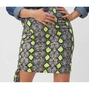 Women's Stowaway Over Under Maternity & Postpartum Skirt Snake Size Large New!!